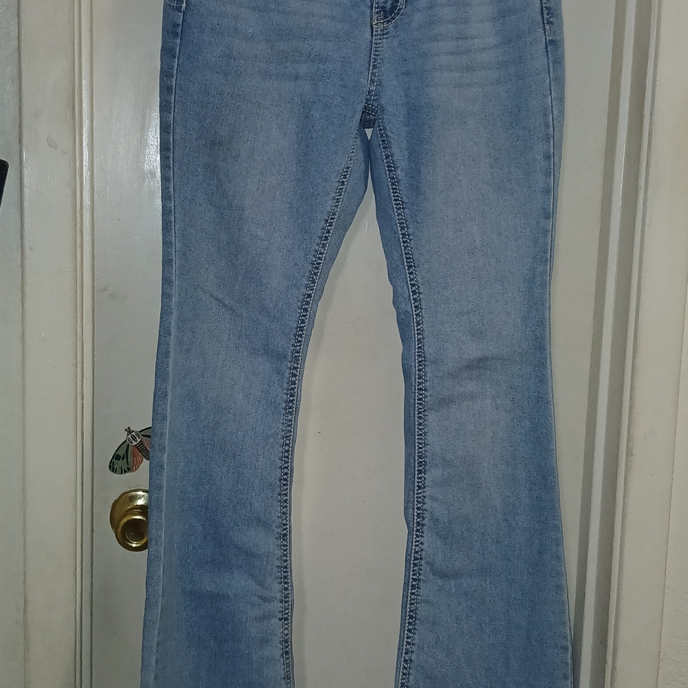 No Boundaries Light Blue Flare Jeans